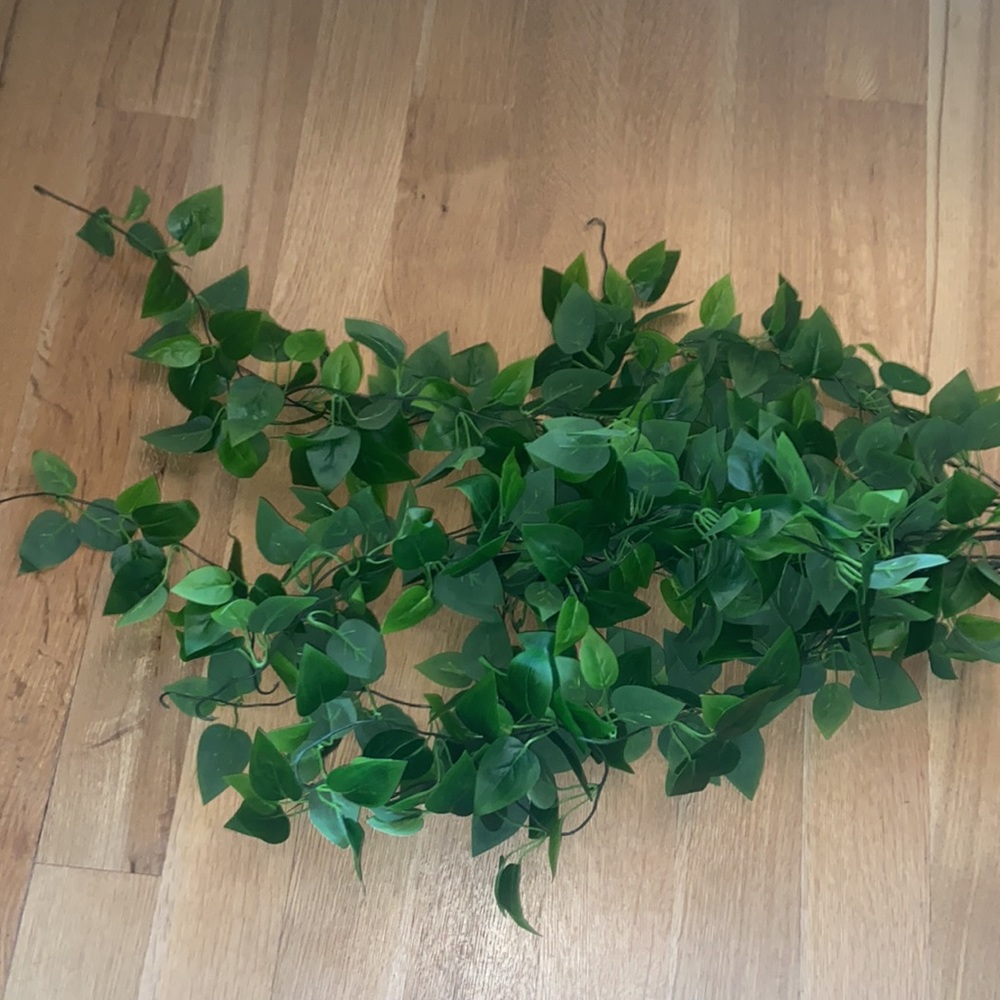 15 Stems 3 bunches of 5 Faux Pothos Trailing Vines Greenery Hanging House Plants